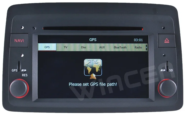 Excellent Car DVD GPS Player for Fiat Panda 2004 onward  support 1080P HD video with GPS RDS BT Free shipping 17