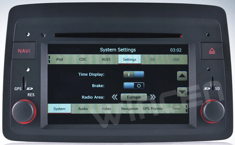 Cheap Car DVD GPS Player for Fiat Panda 2004 onward  support 1080P HD video with GPS RDS BT Free shipping 19