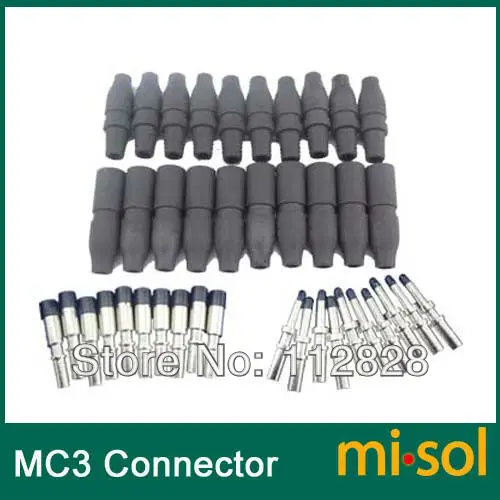 Conector do Adaptador Macho e Fêmea Conector de Energia Pares Lote Tuv Fotovoltaica 10 - Mc3 2 macho e fêmea, TUV, Conector de energia fotovoltaica