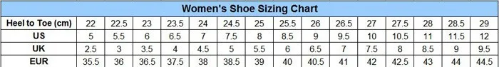 Women Size Chart