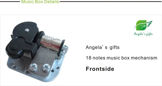 Meccanismo Musicale Carillon Con Movimento Cielo Città - Per Scatole Musicali, 18 Note, Ideale Regalo - Foto 5