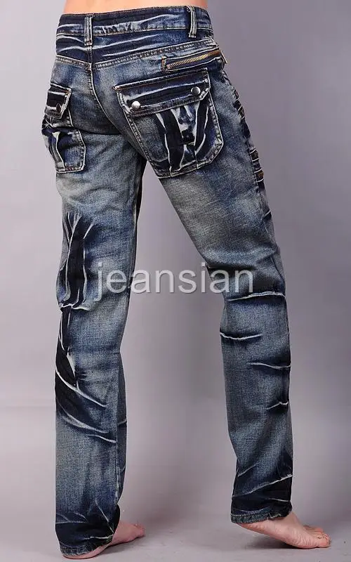 Jeansian Brand Mens Designer Jeans Pants Trousers Denim Blue Zipped W30 ...