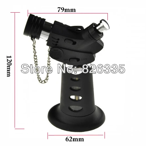 XS-0901 Portable Windproof Butane Jet Torch Cigar Lighter-Black (5)-500x500