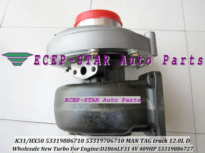 K31 53319886710 53319706710 turbo Fit for MAN TAG truck D2866LF31 4V 12.0L D 409HP turbocharger (5)