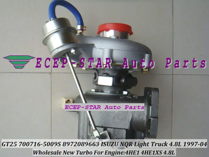 GT25 TB2560S 700716-5009S 8972089663 TURBO FIt for ISUZU NQR light Truck 4HE1 4HE1XS 4.8L 1997-04 turbocharger (2)