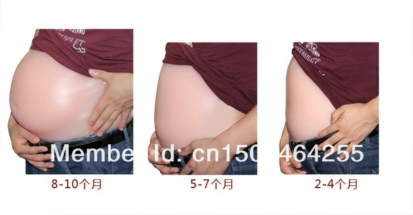 3 sizes of the fake belly.jpg