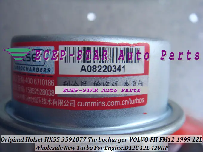 Original Holset HX55 3591077 Turbocharger for VOLVO FH FM12 1999 Engine D12C 12L 420HP (6)