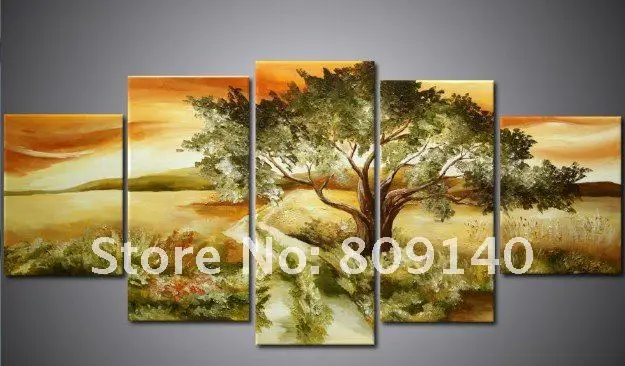 Free Shipping African Landscape Oil Painting Canvas Road Art High Free Shipping African Landscape Oil Painting Canvas Road Art High Quality Handmade Modern Home Decoration Office
