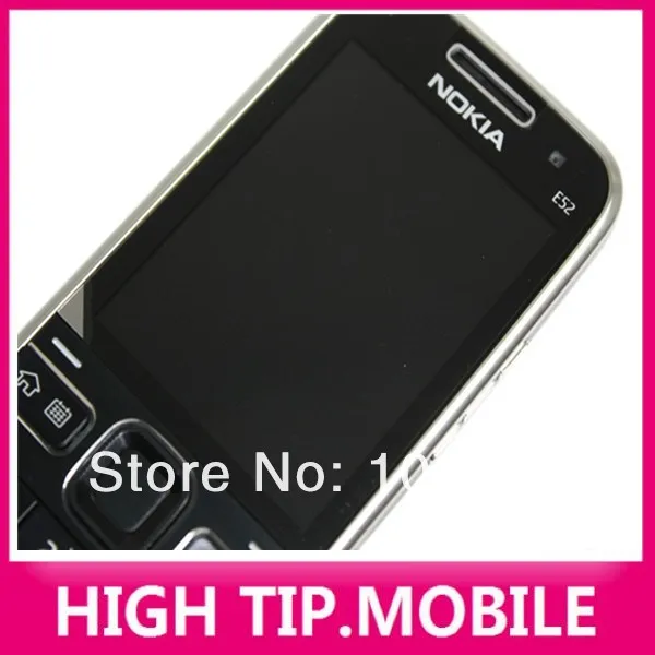 Russian keyboard support Nokia E52 cellular 3G phone Unlocked original  3.2MP Camera Refurbished 1 year warranty Free Shipping backmarket phones