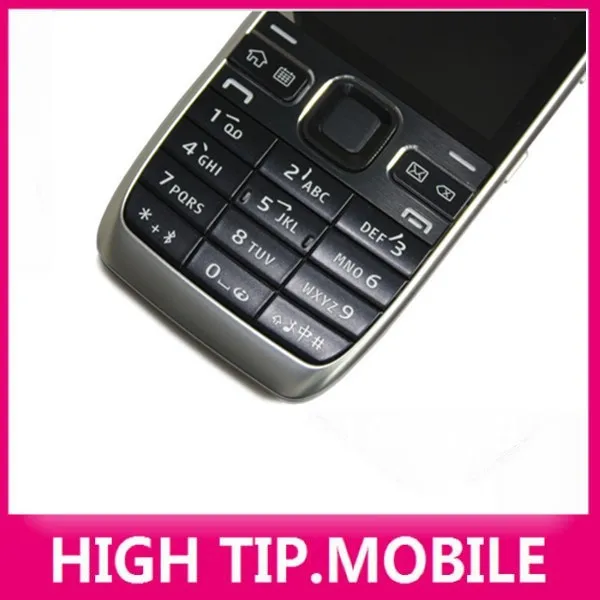 Russian keyboard support Nokia E52 cellular 3G phone Unlocked original  3.2MP Camera Refurbished 1 year warranty Free Shipping backmarket phones