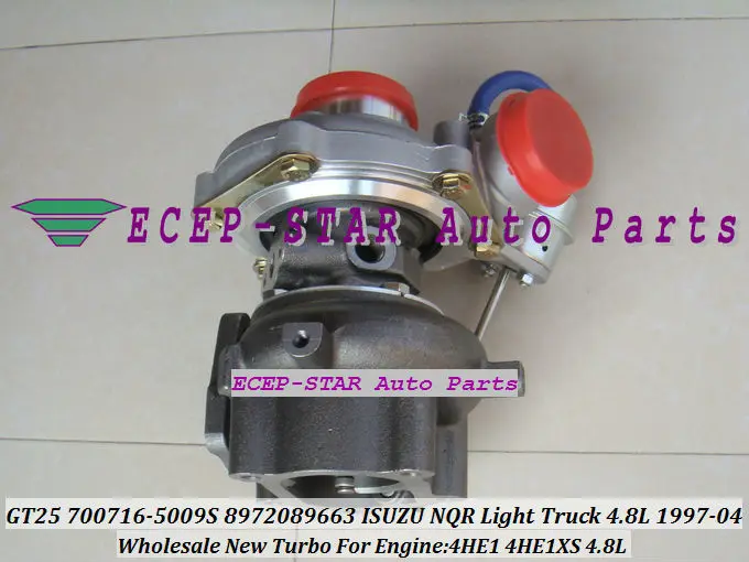 GT25 TB2560S 700716-5009S 8972089663 TURBO FIt for ISUZU NQR light Truck 4HE1 4HE1XS 4.8L 1997-04 turbocharger (6)