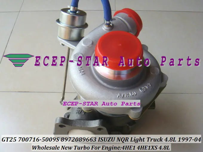 GT25 TB2560S 700716-5009S 8972089663 TURBO FIt for ISUZU NQR light Truck 4HE1 4HE1XS 4.8L 1997-04 turbocharger