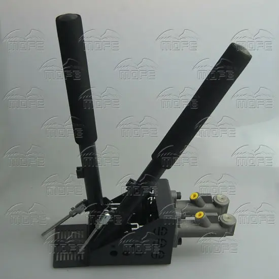 0.75 inch Dual Twin Double Master Cylinders Handles Lockable Vertical Drift Rally Handbrake Hand Brake Hydraulic E-brake DSC_0837
