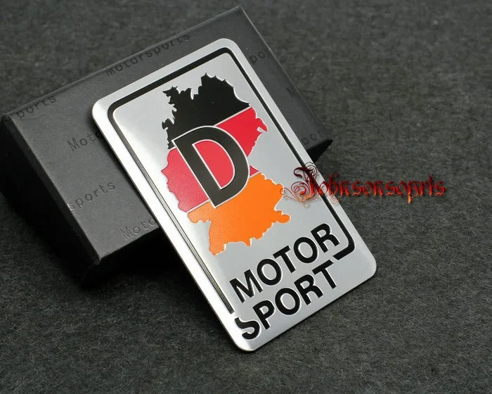 German flag Motor sport aluminum emblem-1