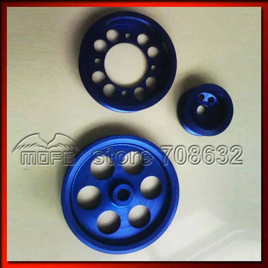 Underdrive Crank Pulley for LEXUS Toyota SUPRA 2JZGTE 1JZGTE 2JZ 1JZ Blue IMG_20140308_133154