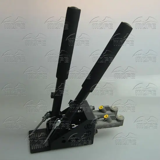 0.75 inch Dual Twin Double Master Cylinders Handles Lockable Vertical Drift Rally Handbrake Hand Brake Hydraulic E-brake DSC_0839