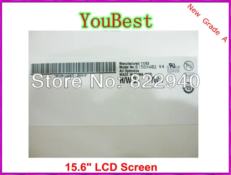15.6W(LED)-B156XW02 V6