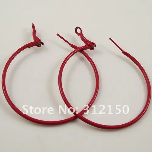 72pcs(36pairs)free shipping 50cm Colorful Big Hoop Earring. Fashion Earrings