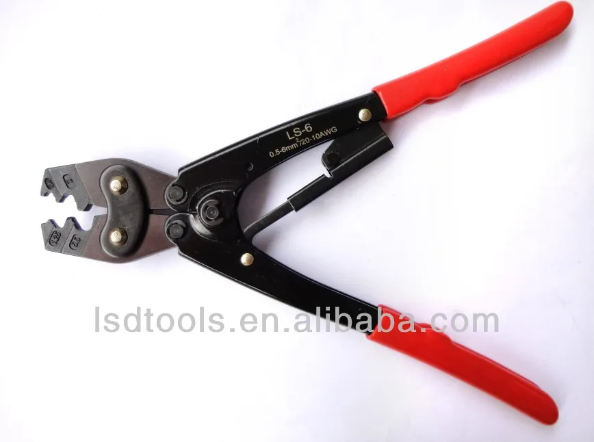 Crimping Tool Self Stone satisfactorily 0,25-6mm² Cable Shoe Squish-Terminators Pliers 