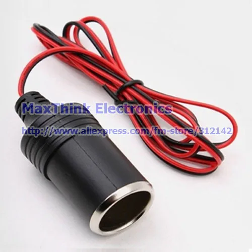 Car Cigarette Lighter Female Socket Adapter Plug Connector 12V 5A with 1M CableCar Cigarette Lighter Female Socket Adapter Plug Connector 1M Cable.jpg
