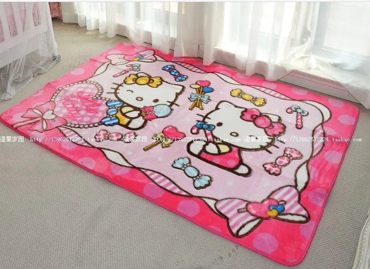 130 190cm Hello Kitty Cute Cartoon Game Blanket Bedroom