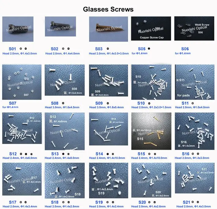 free shipping  S03   glasses screws in silver color, eyeglass screws, eyewear screws