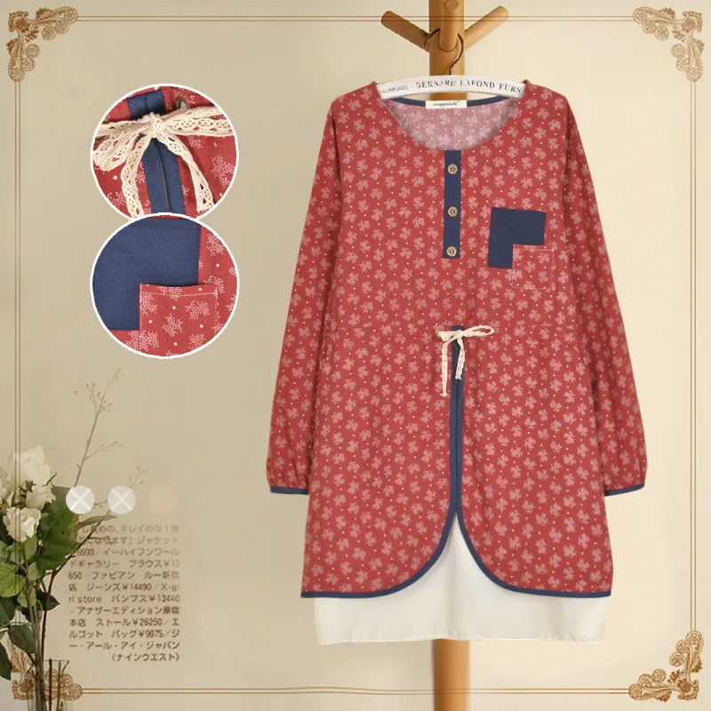 Waypoints Sky Spring Dress New Japanese Flower Cotton Dress Fake Two Women 1093 Dress Cartoon Dress Elmodresses Prom Dress Aliexpress