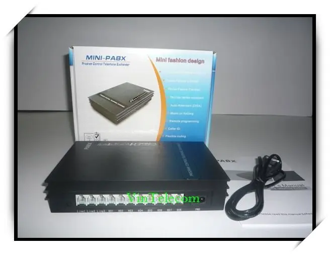 3CO+8Ext-SOHO PBX / Small PABX -for small businss solution-Free Shipping