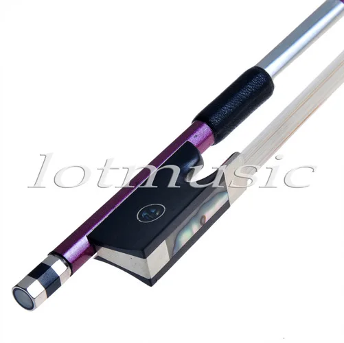 Archetto 4/4 Archetto Per Violino 4/4 In Fibra Di Carbonio - Con Crine Di Cavallo, Rana In Ebano E Intarsio Archetto Bilanciato Studenti Musicisti - Foto 11