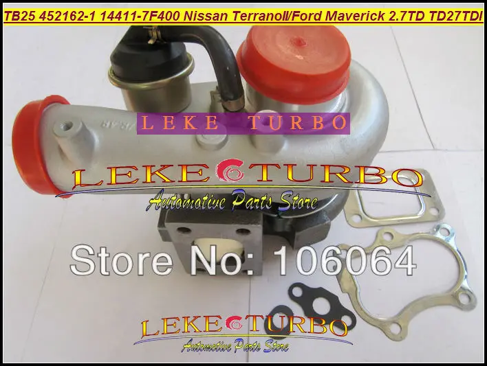 TB25 452162-0001 14411-7F400 turbo For Nissan Terrano II 1993 2007 FORD Maverick 2.7TD Engine TD27TDI 2.7L turbocharger (7)
