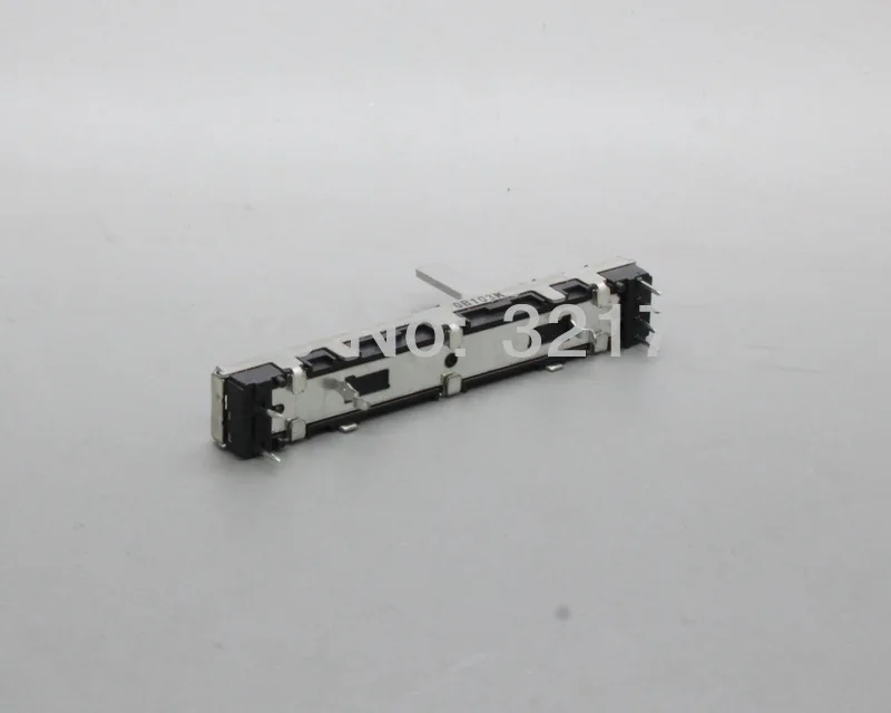 60mm Dual Gang B10K 10K Linear Taper Slide Potentiometer 45mm Travel