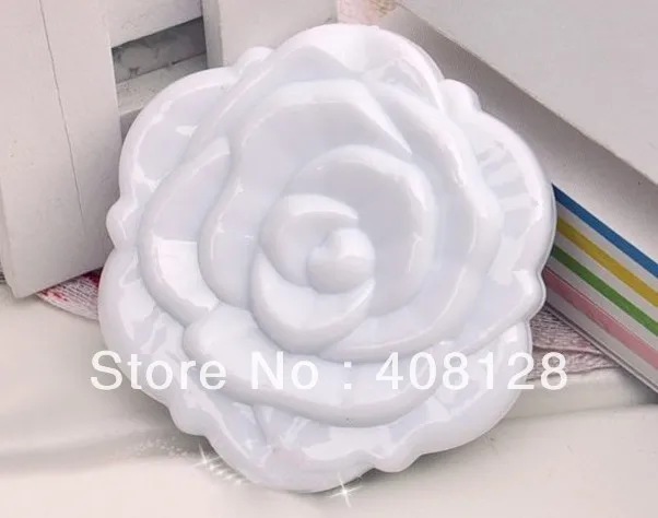 Espelho de Maquiagem Frete Grátis Rose Forma Compacta Cosmtic Espelho Menina Bonito 100 Pçs - Lote 3d 9 Espelhos para maquiagem
