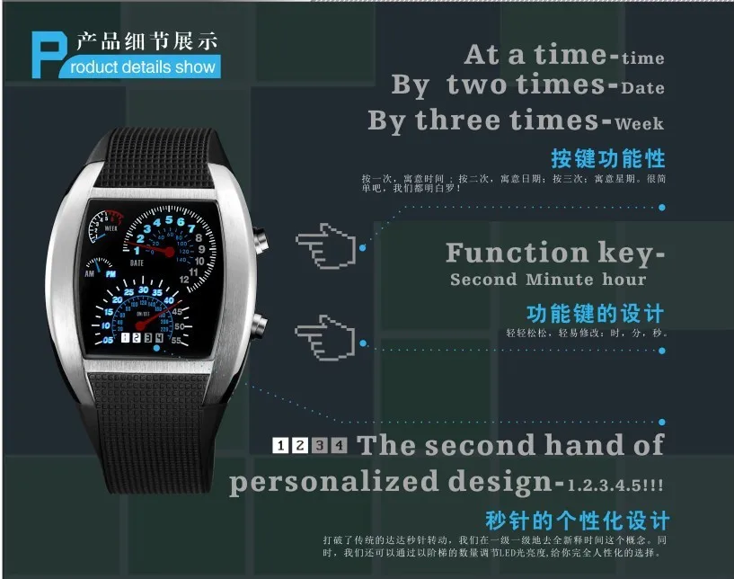led watch instructions