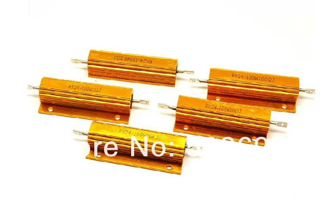 Resistor de alumínio para invólucro metálico, resistor