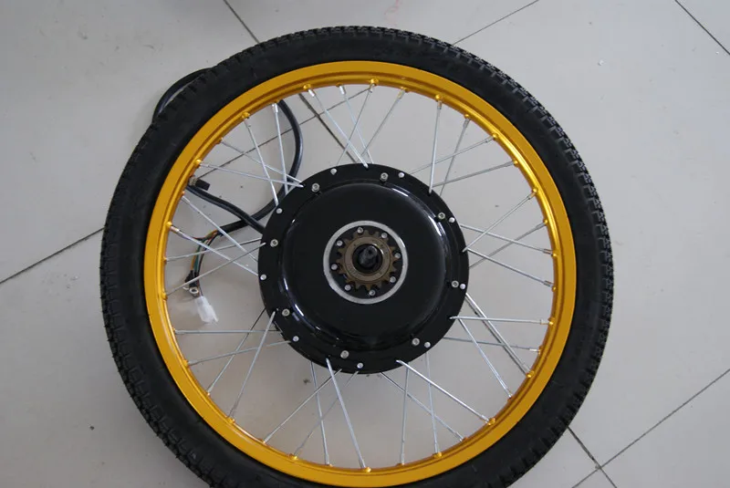 5kw motor wheel with single freewheel