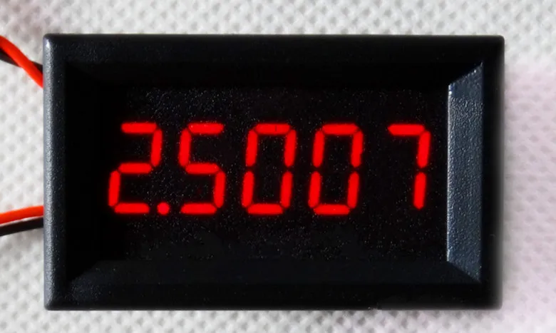 Red LED 5 Digit DC 0-4.3000-33.000V Digital Voltmeter Voltage Meter Car Panel 