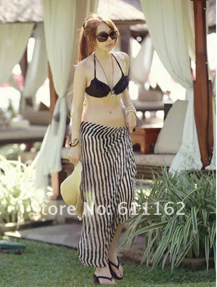 top quality 10pcs women's Chiffon Swim Wear/Beach scarves/Swimwear/Bikinis/Colorful random/Mix order