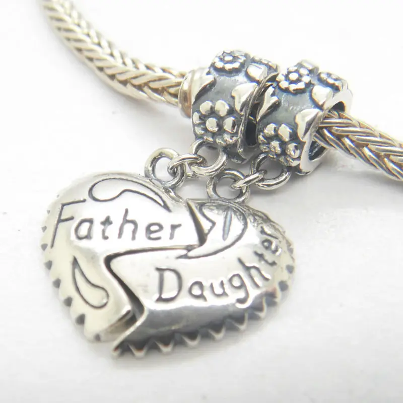 pandora dad and daughter charm pandora dad and daughter charm