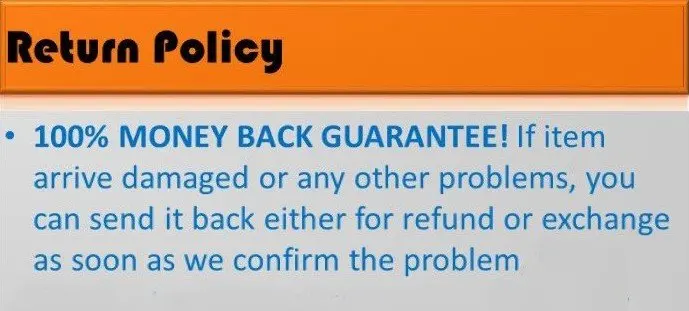 return policy