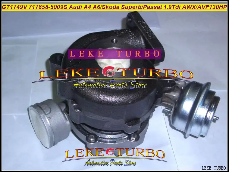 GT1749V 717858-5009S Audi A4 A6 SKODA Superb VW Passat AWX AVF 1.9T 130HP turbocharger (6)