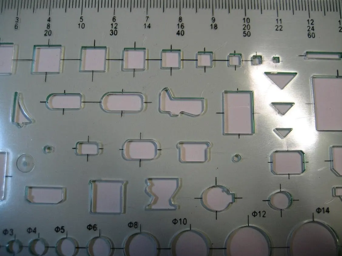 Construction template ruler (5501) , wholesale and retail, 20 pieces/lot