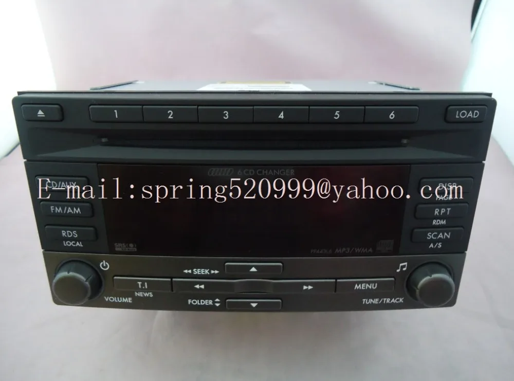 Subaru Forest 6 CD radio'
