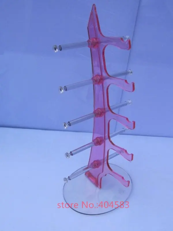 Wholesale spectacle eyewear displays stand sunglasses stand holder rack  (hold up to 5pairs)many colors for choice