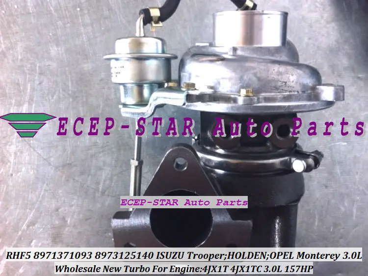 RHF5 8973125140 8971371093 For Isuzu pick up Trooper Holden Opel Monterey 4JX1T 3.0L turbocharger 157HP turbo (2)