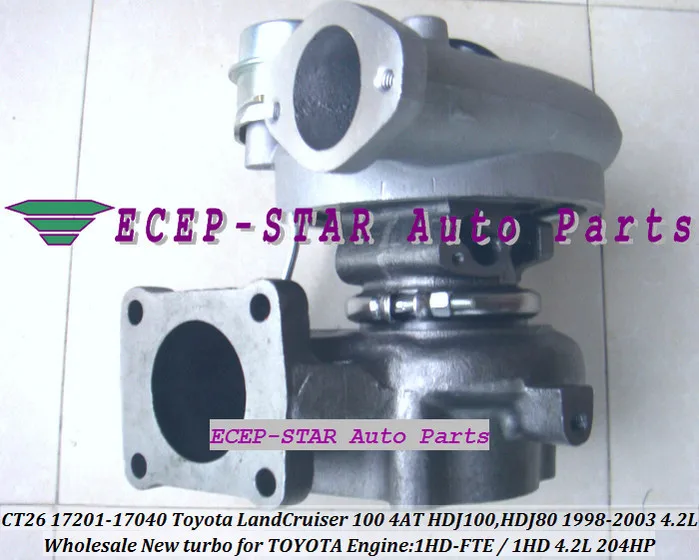 CT26 17201-17040 Toyota Land Cruiser 100 4AT HDJ100 1HD-FTE 1HD FT-HDJ80 1998-2003 4.2L 204HP Turbocharger - (7)