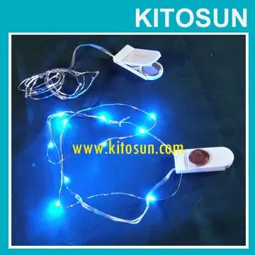 Blue led vine light kitosun CR2032