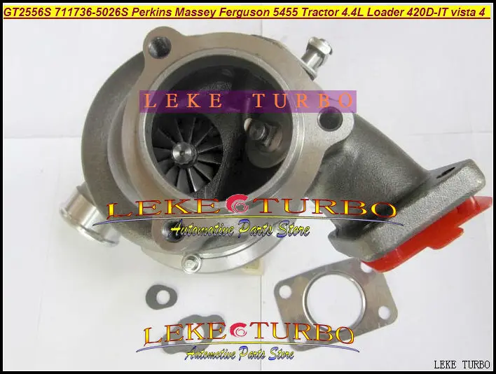 GT2556S 711736-5026S Turbocharger For Perkins Massey Ferguson Agricultural 5455 Tractor 4.4L 03- Loader Backhoe 420D-IT vista 4 (2)