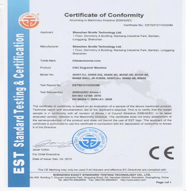 CNC CE