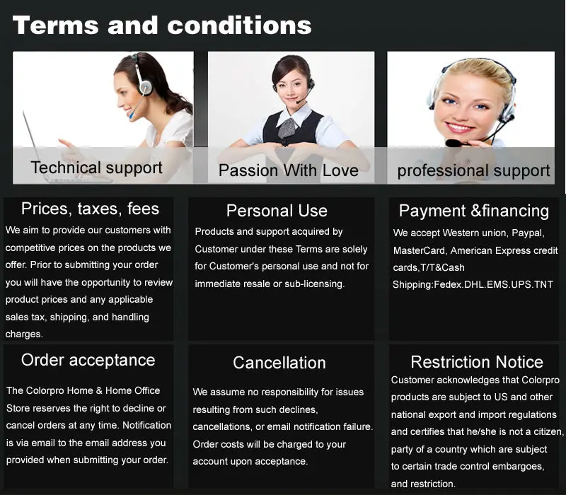 terms and conditions