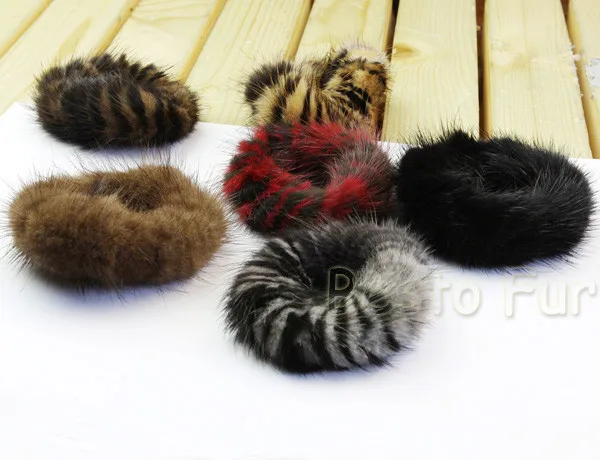Mink fur hair tie_07